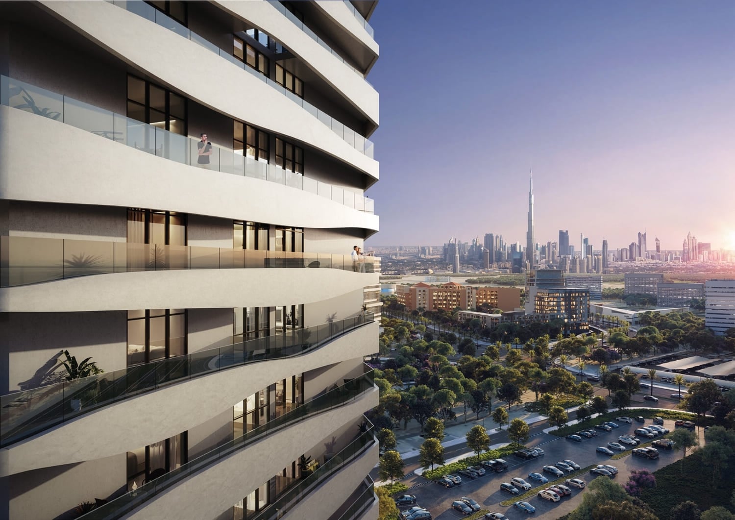 Adeba Azizi Residence ( Creek Views 3) by Azizi, image 3 of 8. Render supplied by developer.