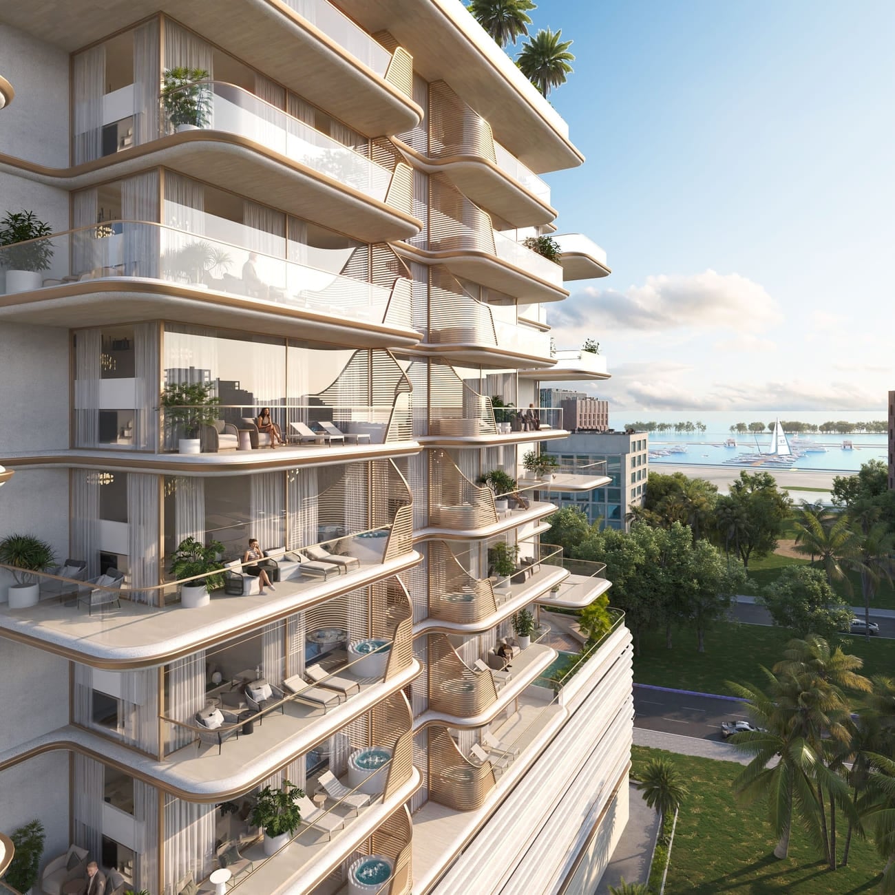 Sunset Bay One by Imtiaz, image 3 of 17. Render supplied by developer.