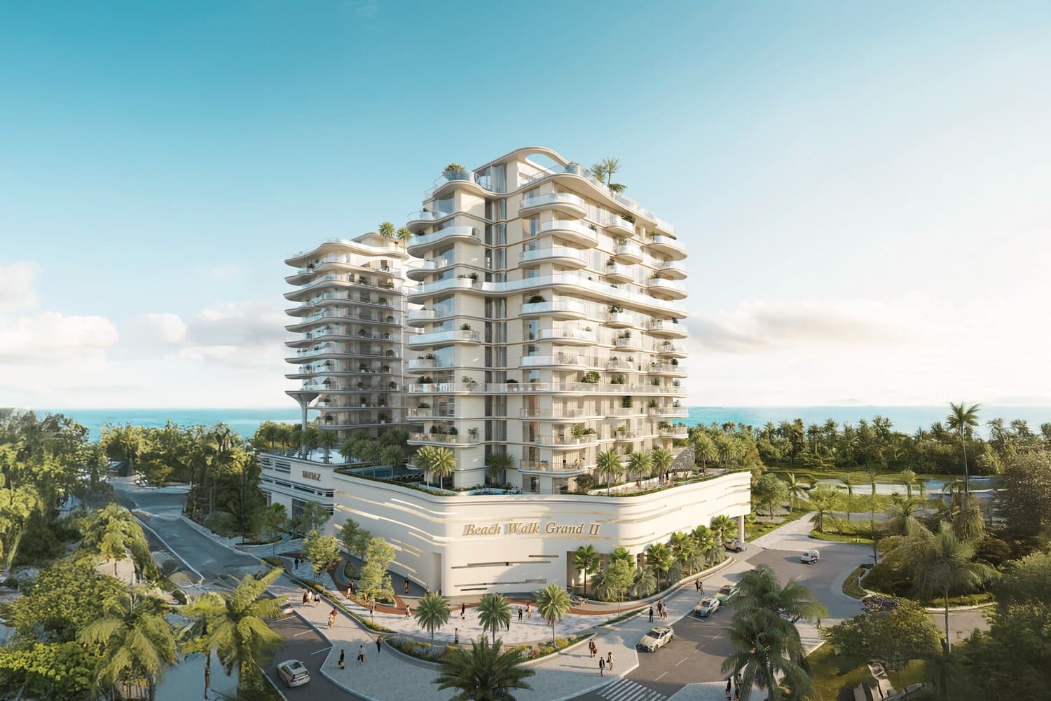 Beach Walk Grand 2 by Imtiaz, Dubai Islands. Render supplied by developer.