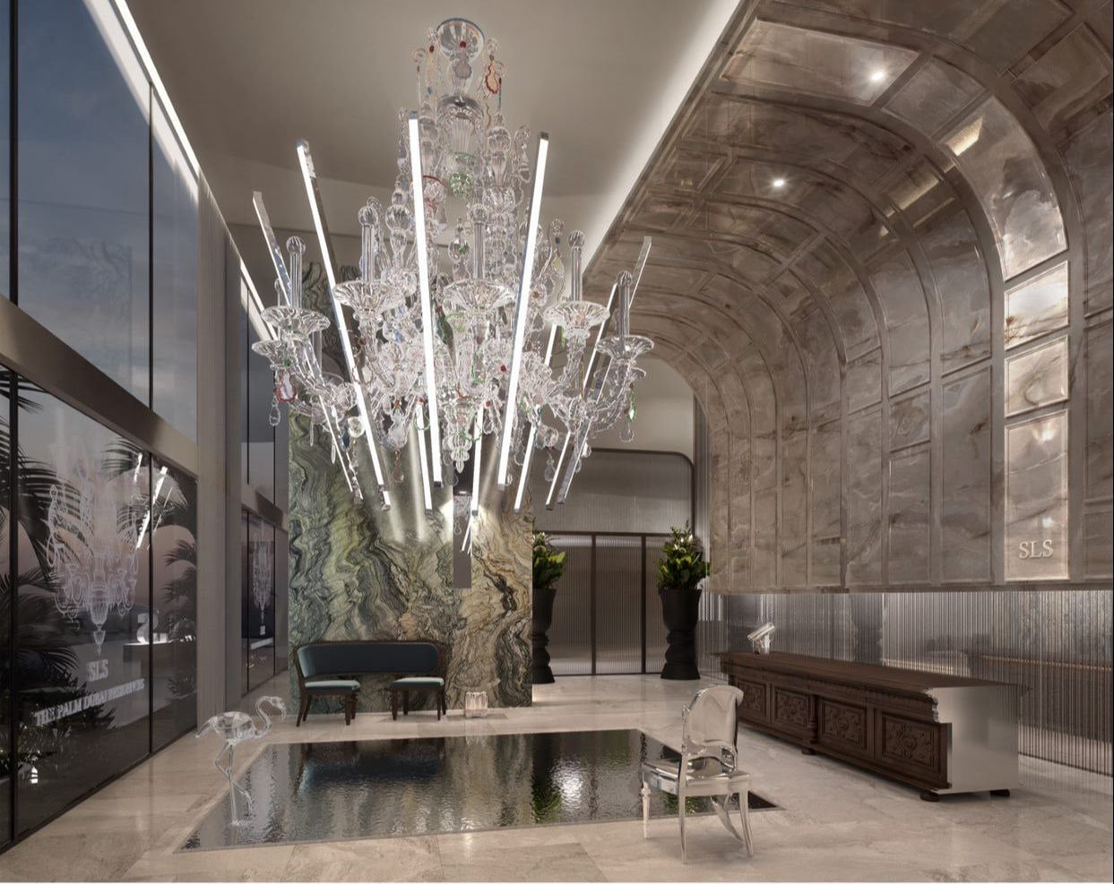 SLS Residences at Palm Jumeriah by ROYA Lifestyle Developments, image 17 of 19. Render supplied by developer.
