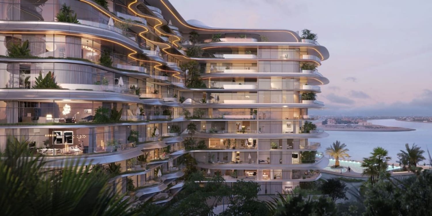 SLS Residences at Palm Jumeriah by ROYA Lifestyle Developments, image 2 of 19. Render supplied by developer.