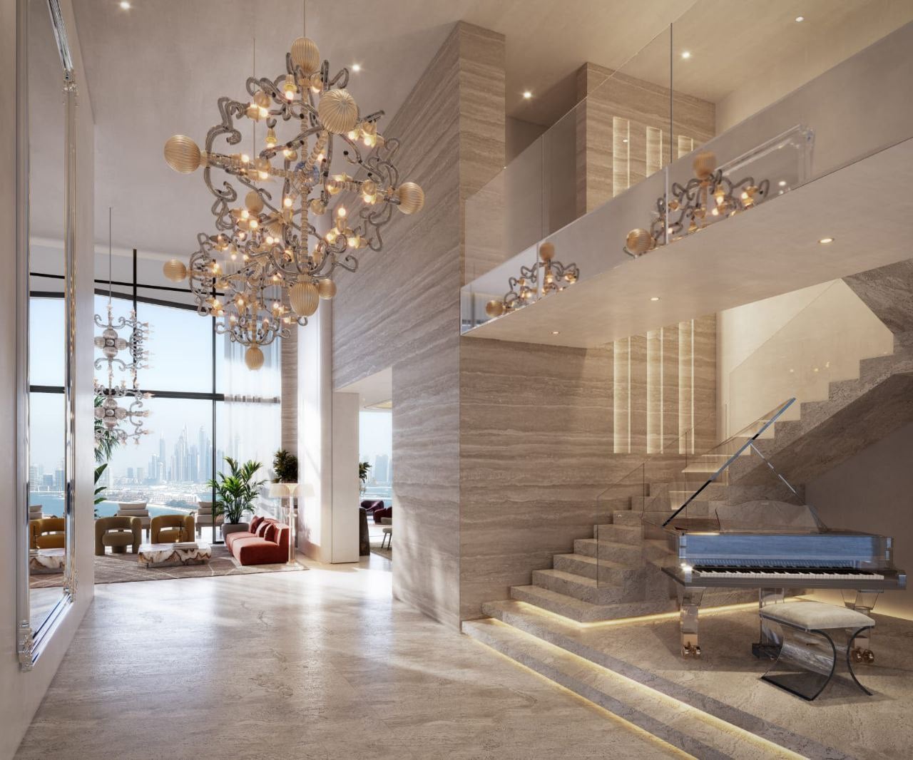 SLS Residences at Palm Jumeriah by ROYA Lifestyle Developments, image 10 of 19. Render supplied by developer.
