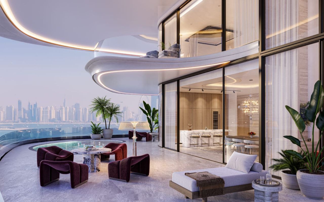 SLS Residences at Palm Jumeriah by ROYA Lifestyle Developments, image 11 of 19. Render supplied by developer.