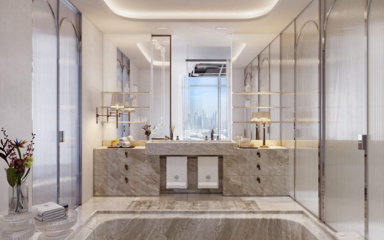 SLS Residences at Palm Jumeriah by ROYA Lifestyle Developments, image 12 of 19. Render supplied by developer.