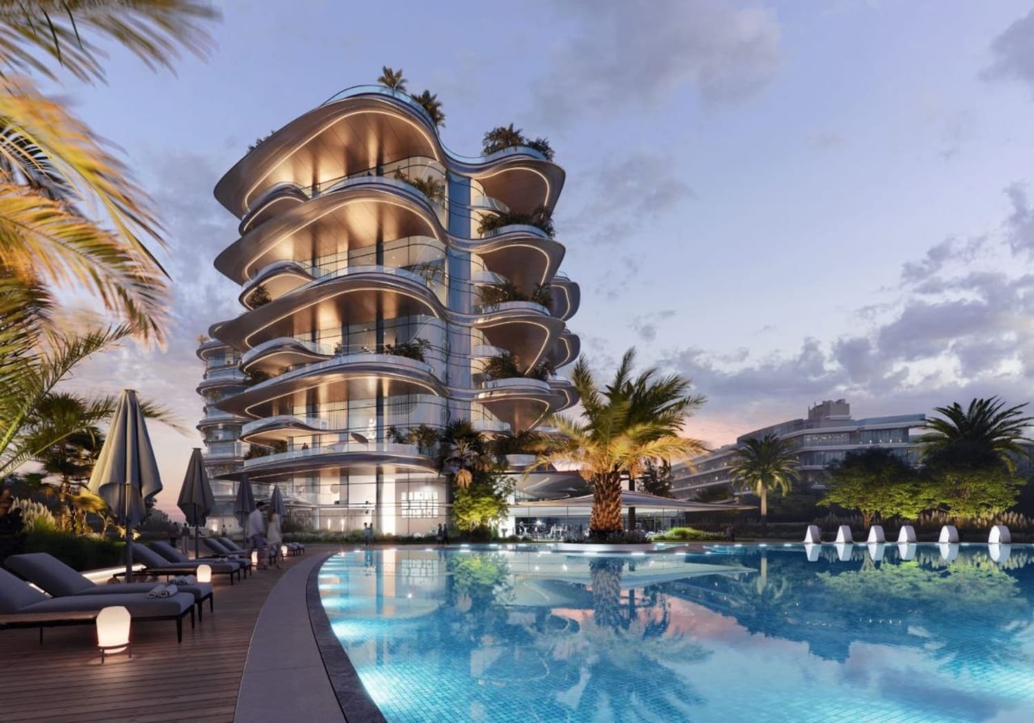SLS Residences at Palm Jumeriah by ROYA Lifestyle Developments, image 6 of 19. Render supplied by developer.