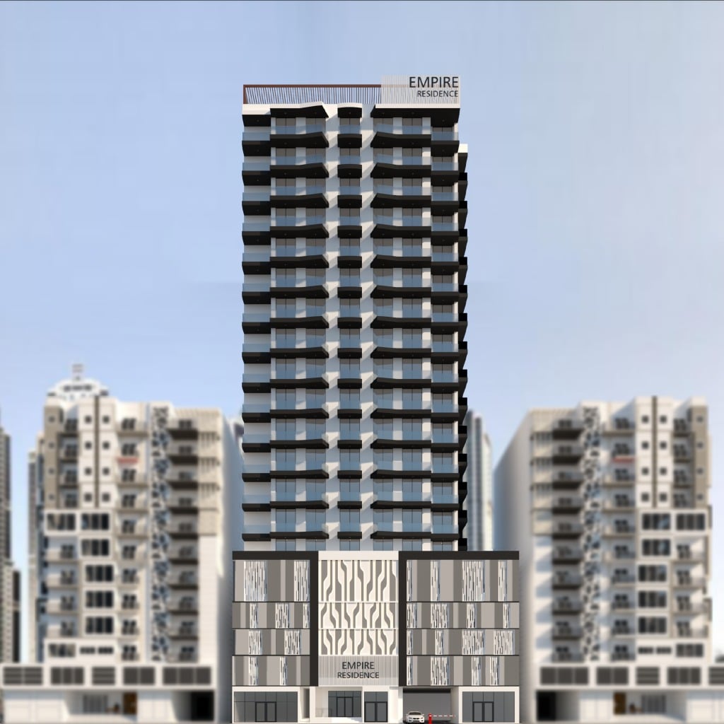 Empire Residences by Peace Homes Group, JVC (Jumeirah Village Circle). Render supplied by developer.