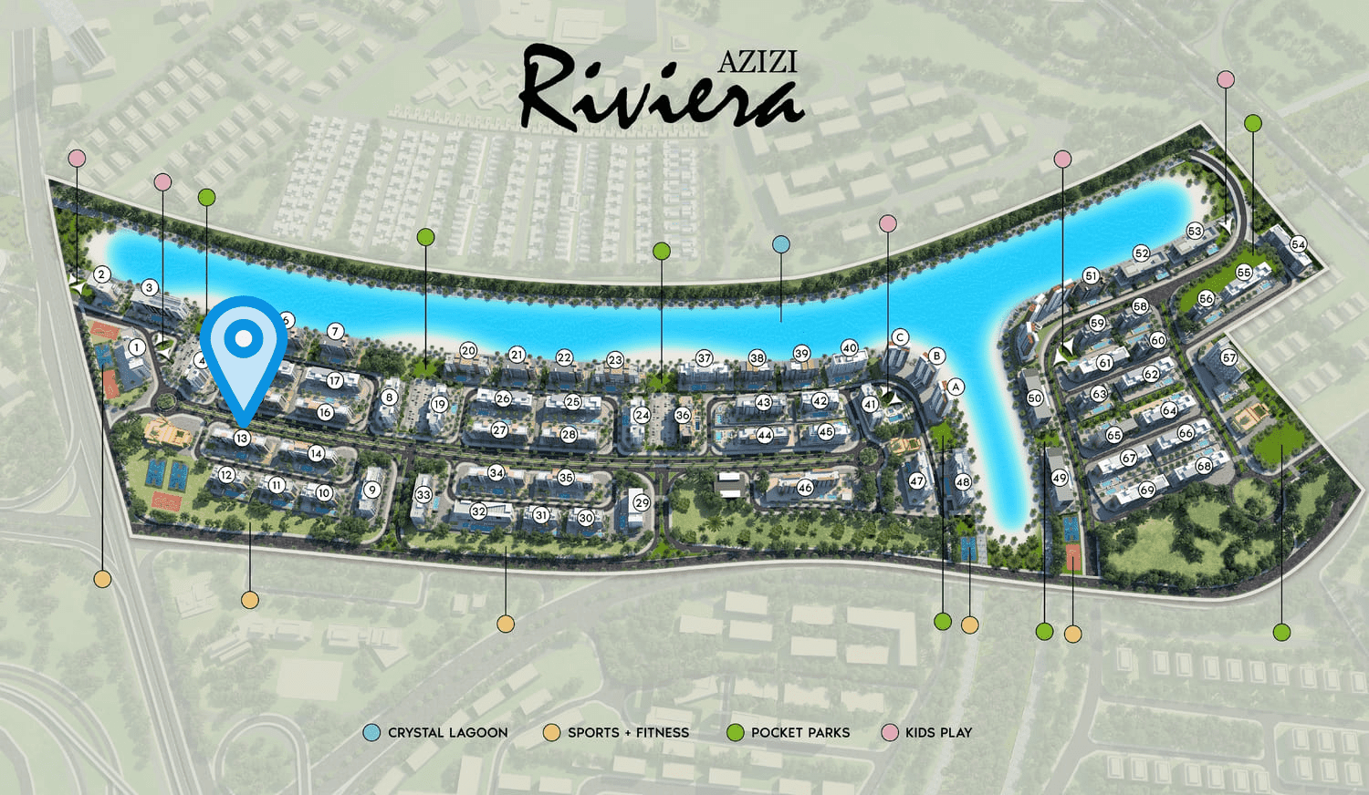Riviera 13 by Azizi, image 6 of 6. Render supplied by developer.