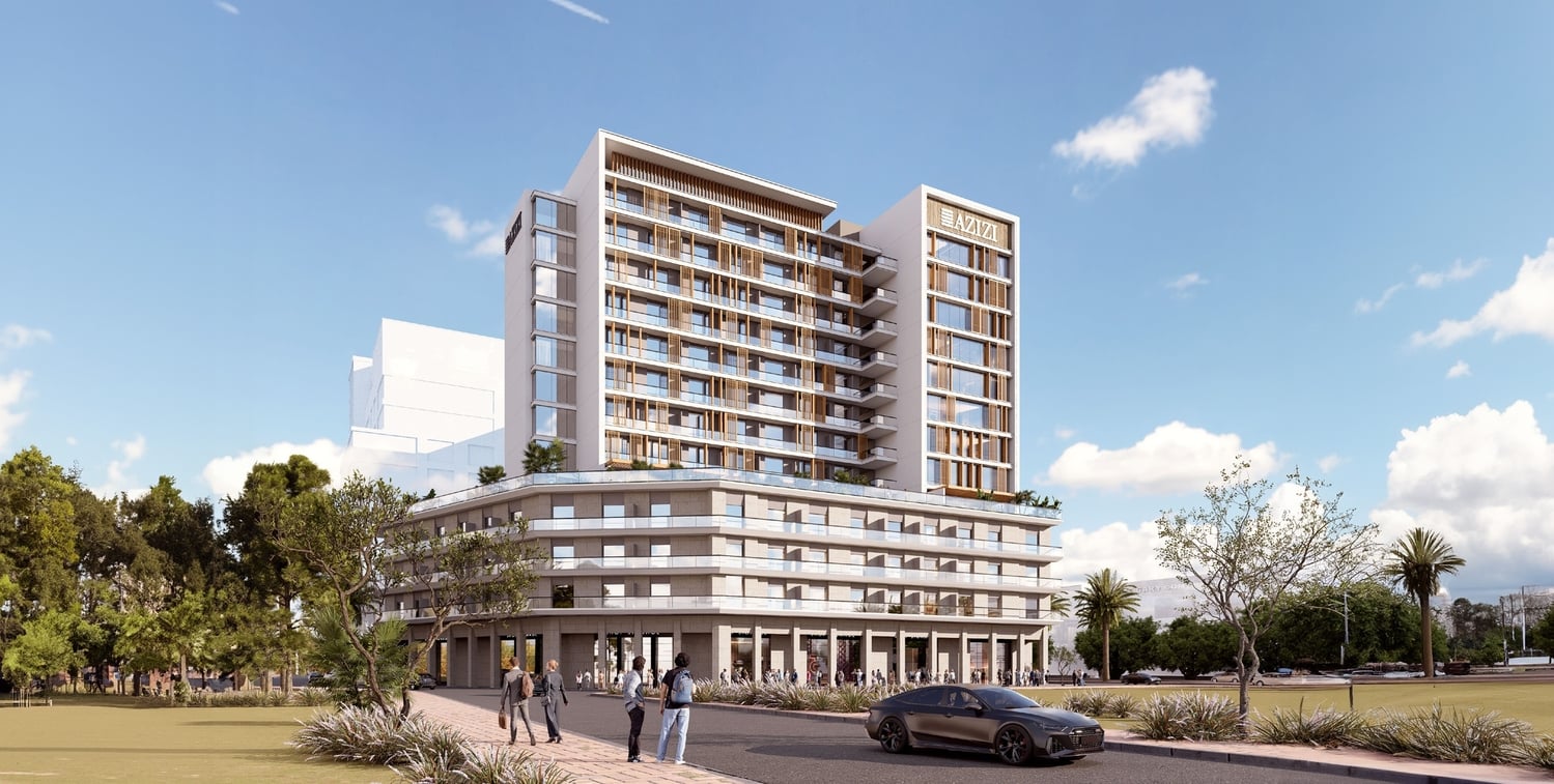 Azizi Lina by Azizi, Jebel Ali Freezone Extension. Render supplied by developer.