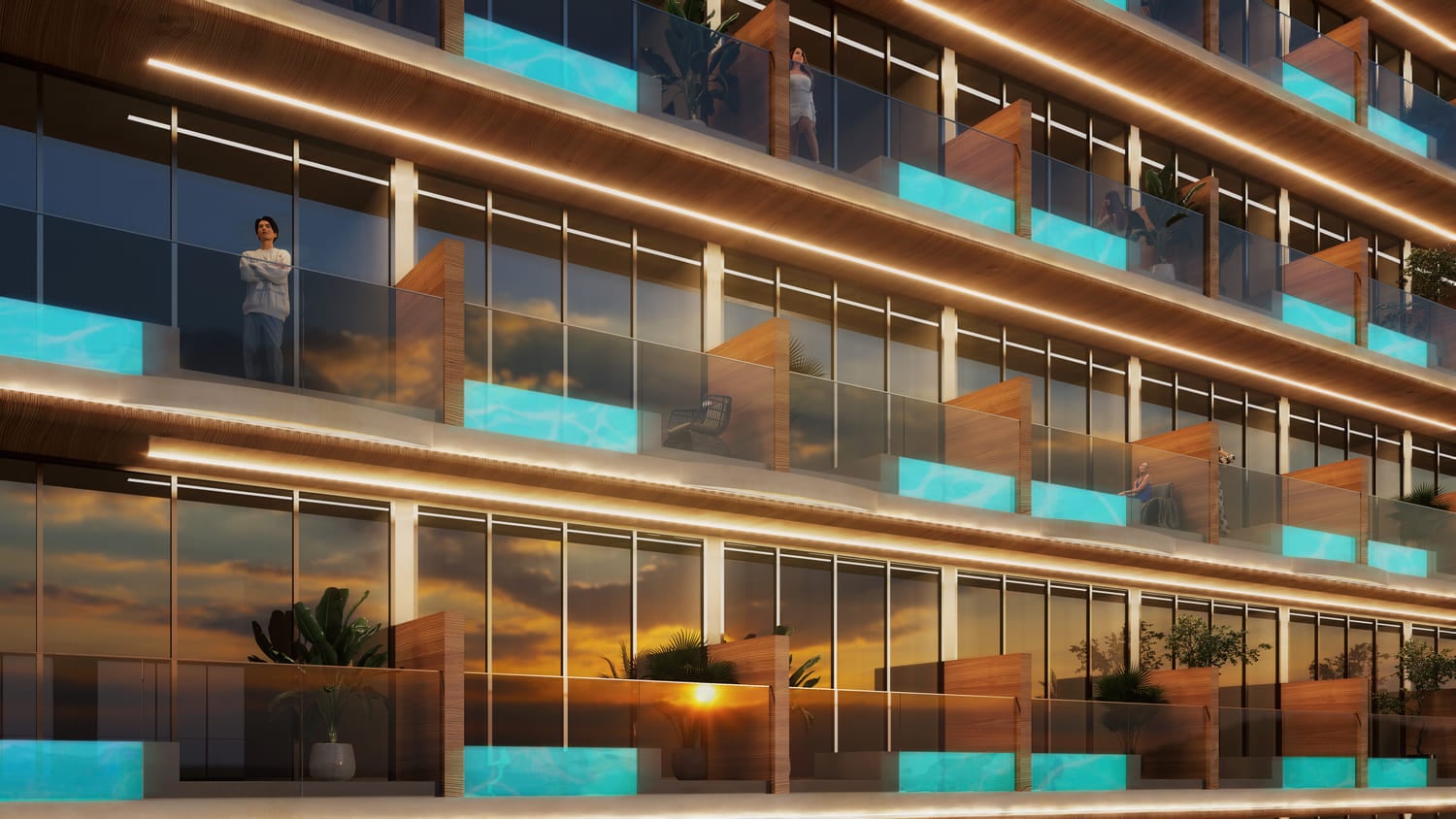 Sky Living by Peace Homes Group, image 2 of 15. Render supplied by developer.