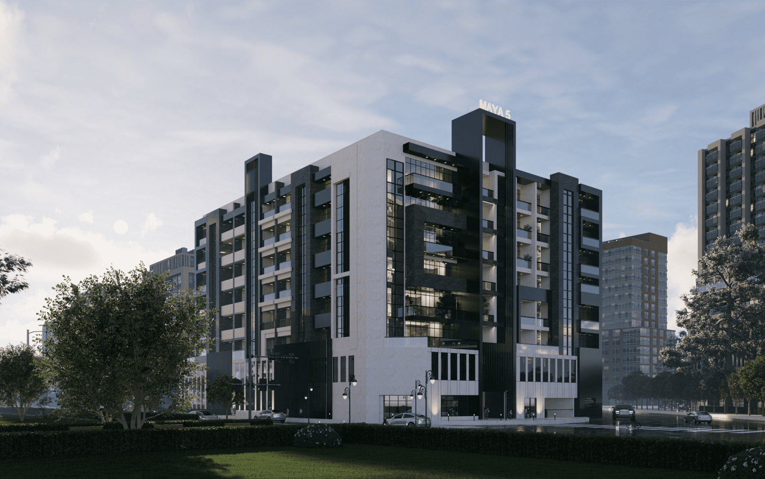 Maya 5 by London Gate Real Estate Development, JVT (Jumeirah Village Triangle). Render supplied by developer.
