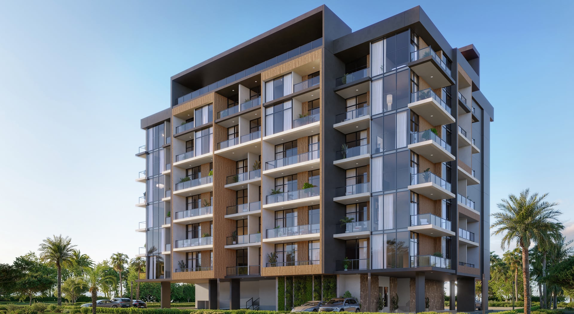 Lilian Residences by London Gate Real Estate Development in Dubai South, render supplied by developer