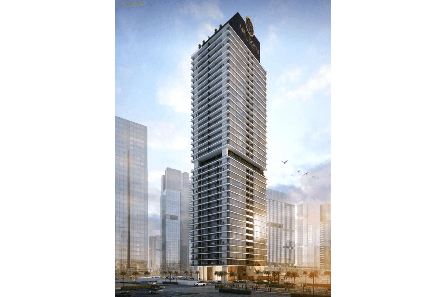 MBL Royal by MAG Property Development, JLT (Jumeirah Lake Towers). Render supplied by developer.