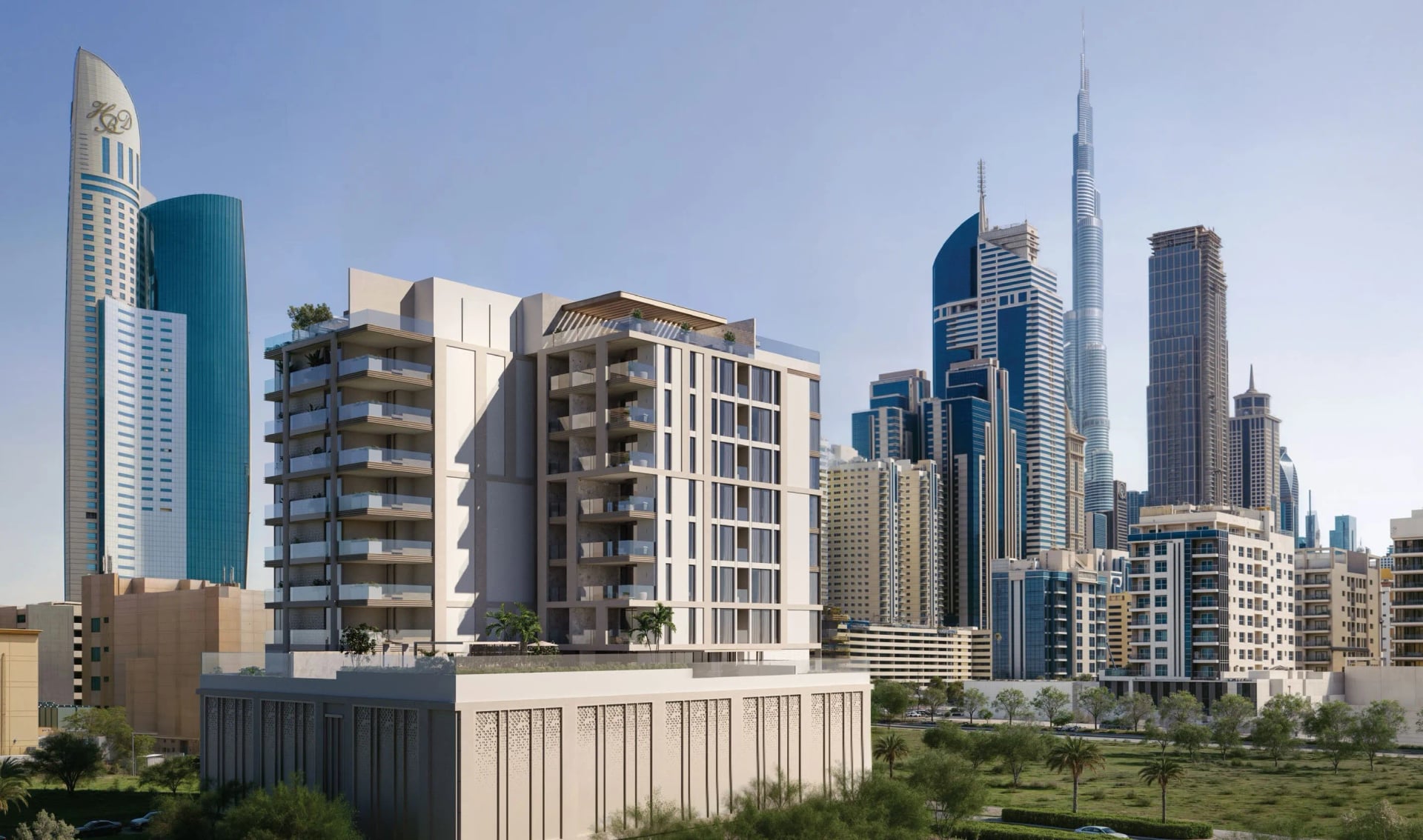 The Elysian by MFOUR Real Estate Development, image 5 of 18. Render supplied by developer.