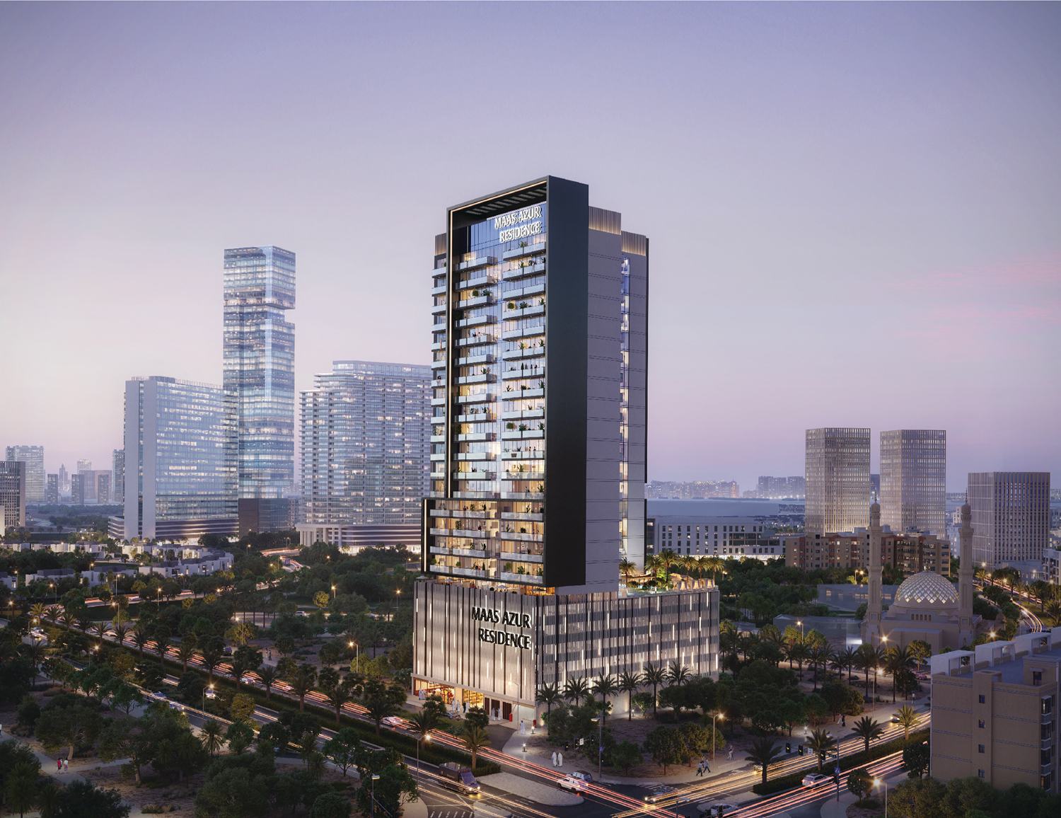 Maas Azur Residence, image 1 of 10. Render supplied by developer.