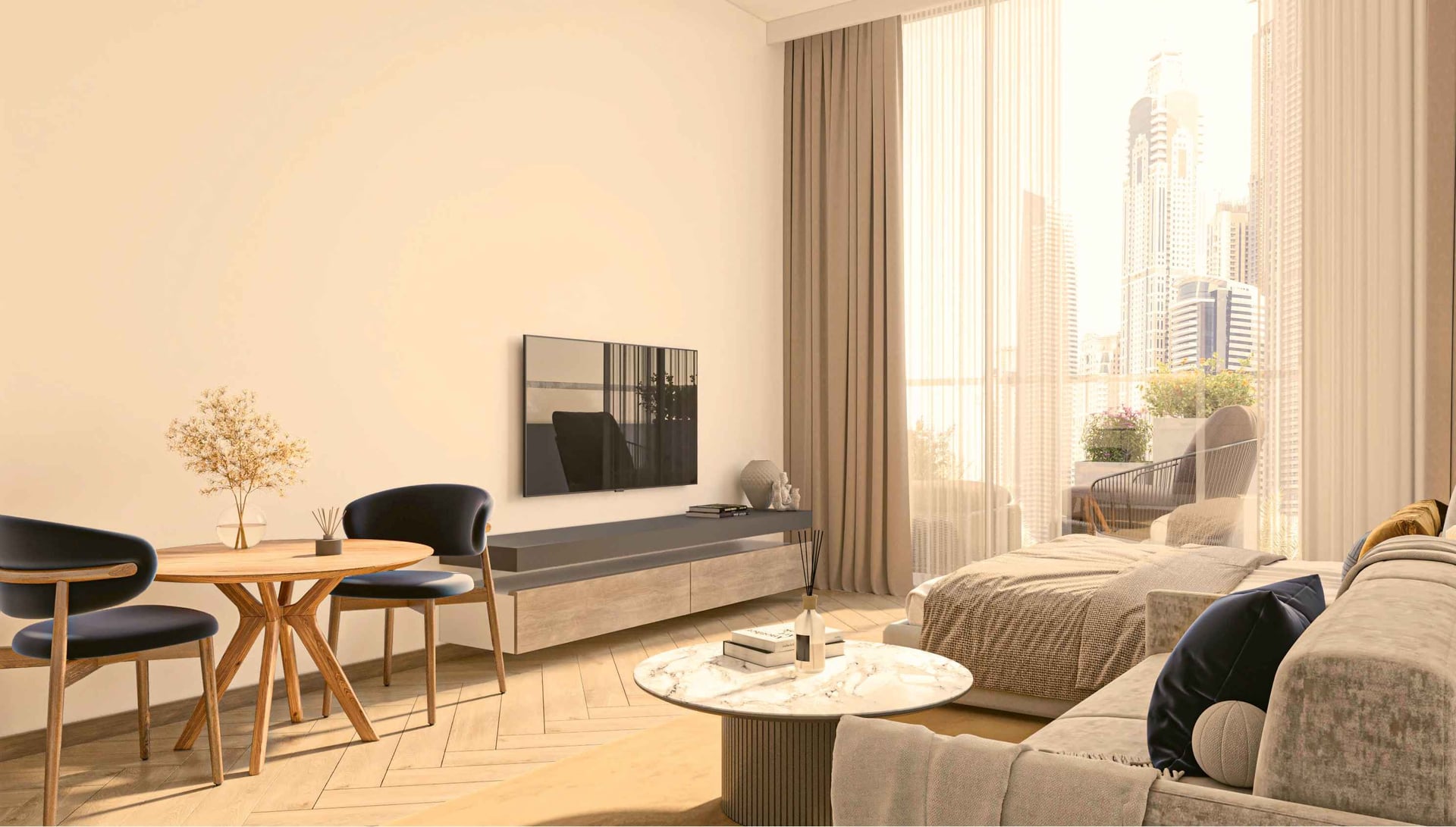 Maas Azur Residence, image 2 of 10. Render supplied by developer.