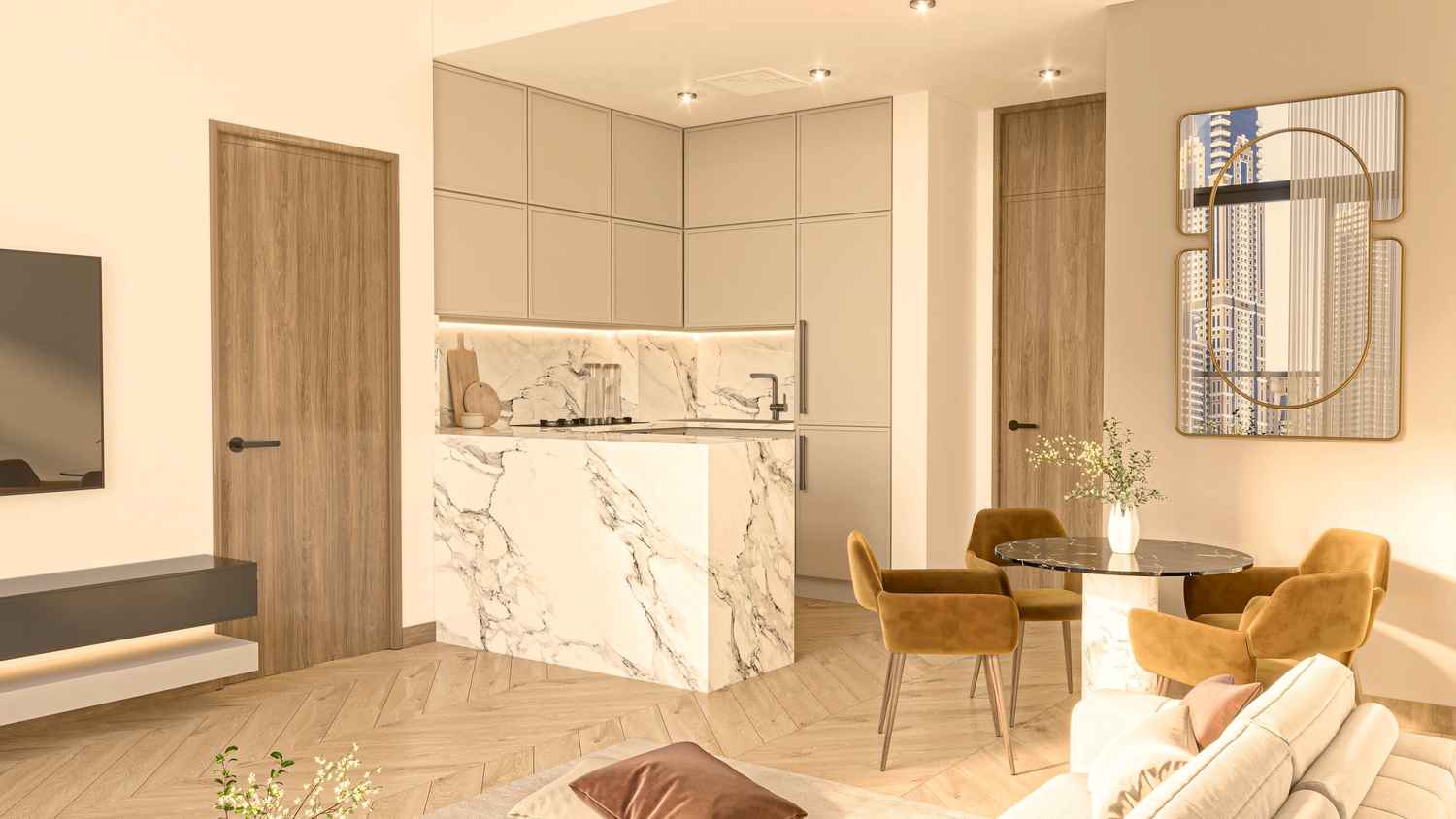 Maas Azur Residence, image 4 of 10. Render supplied by developer.
