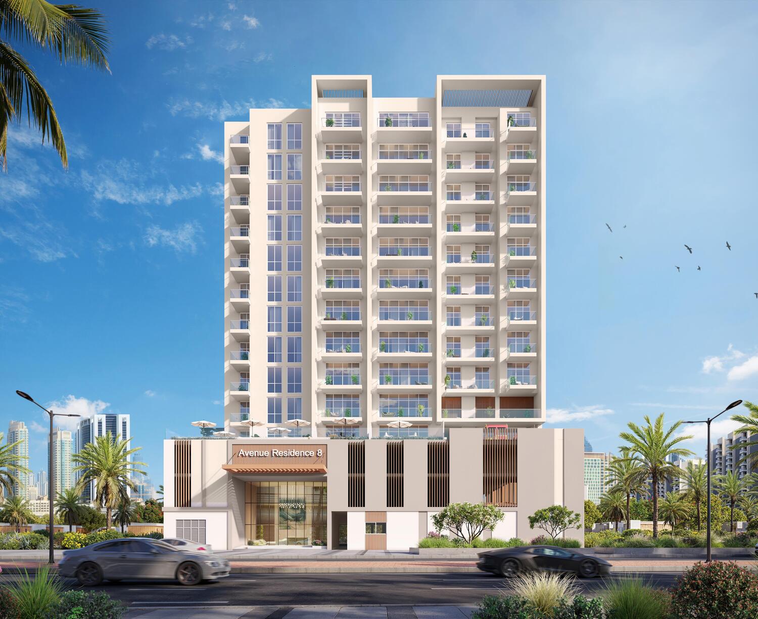 Avenue Residence 8 by NABNI Developments, image 2 of 21. Render supplied by developer.