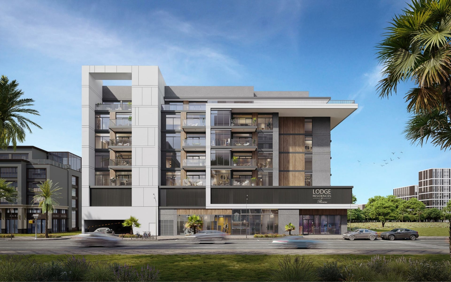 Riviera Lodge, image 1 of 12. Render supplied by developer.