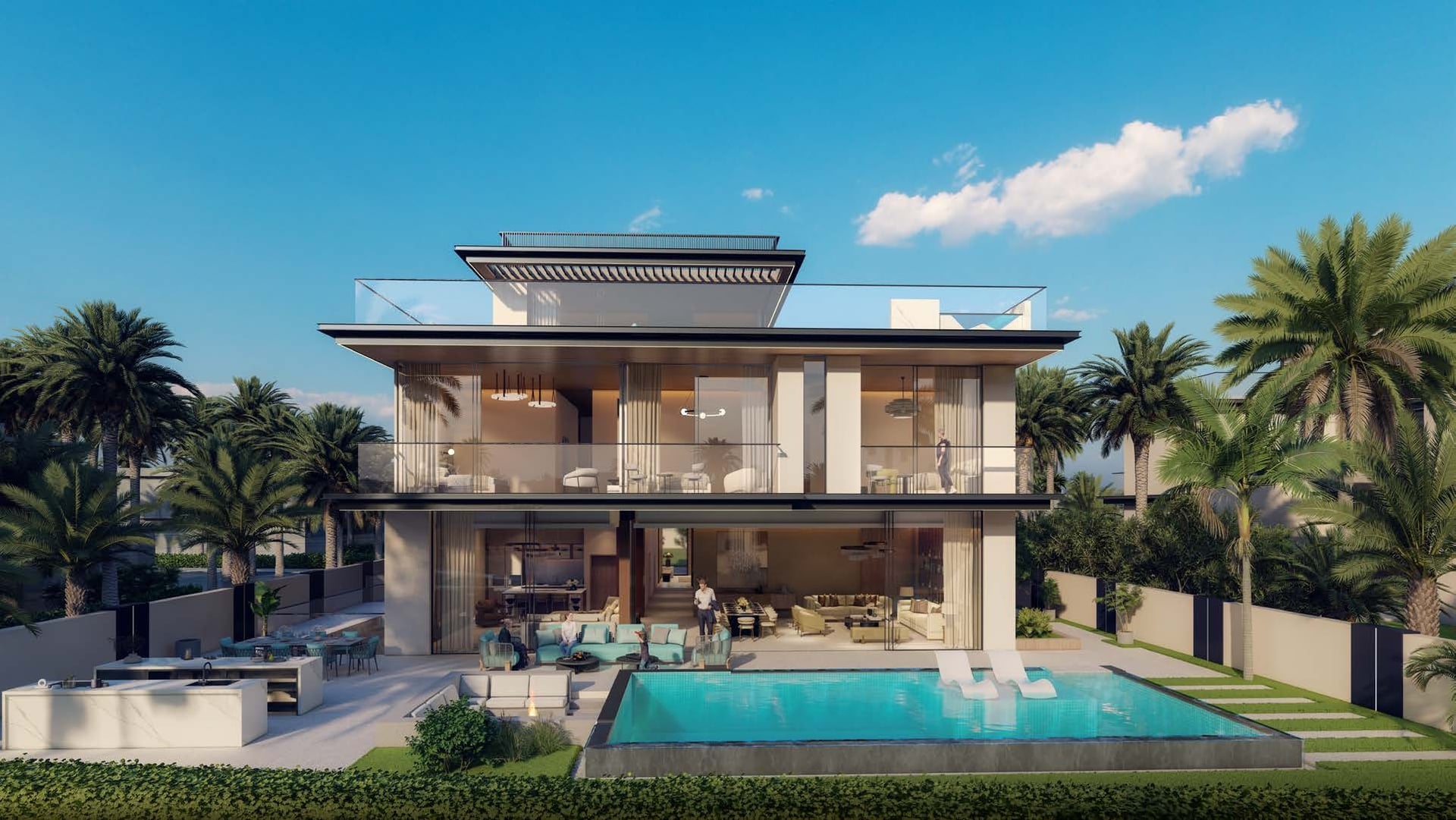Nineteen Riviera Lagoon, image 4 of 17. Render supplied by developer.