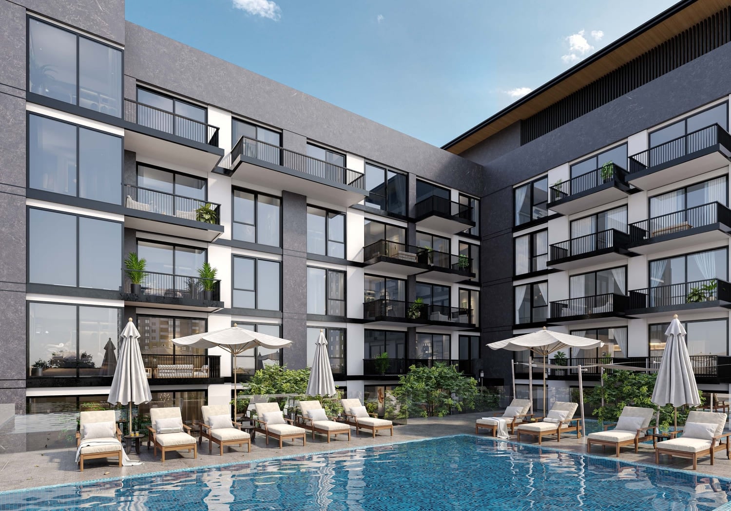 Riviera Chalet, image 2 of 13. Render supplied by developer.