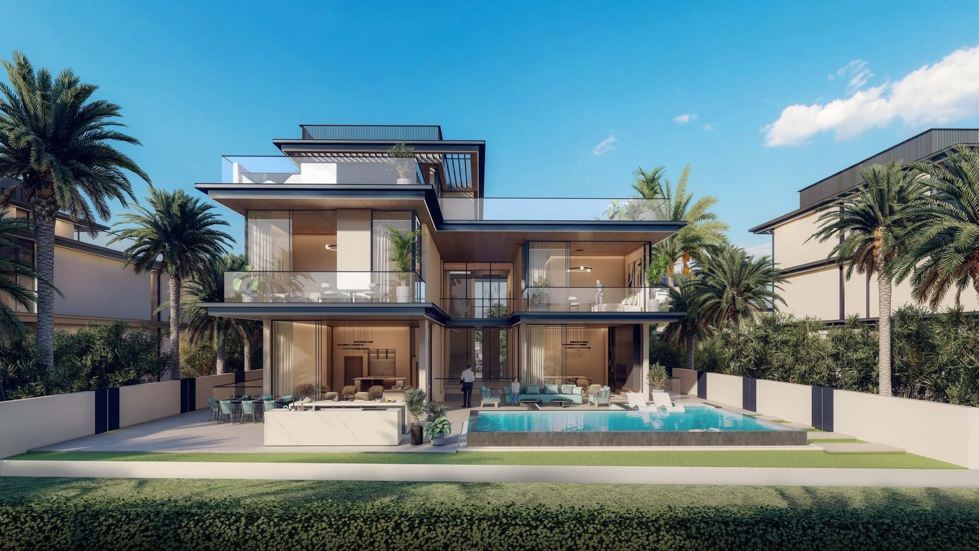 Nineteen Riviera Lagoon, image 6 of 17. Render supplied by developer.