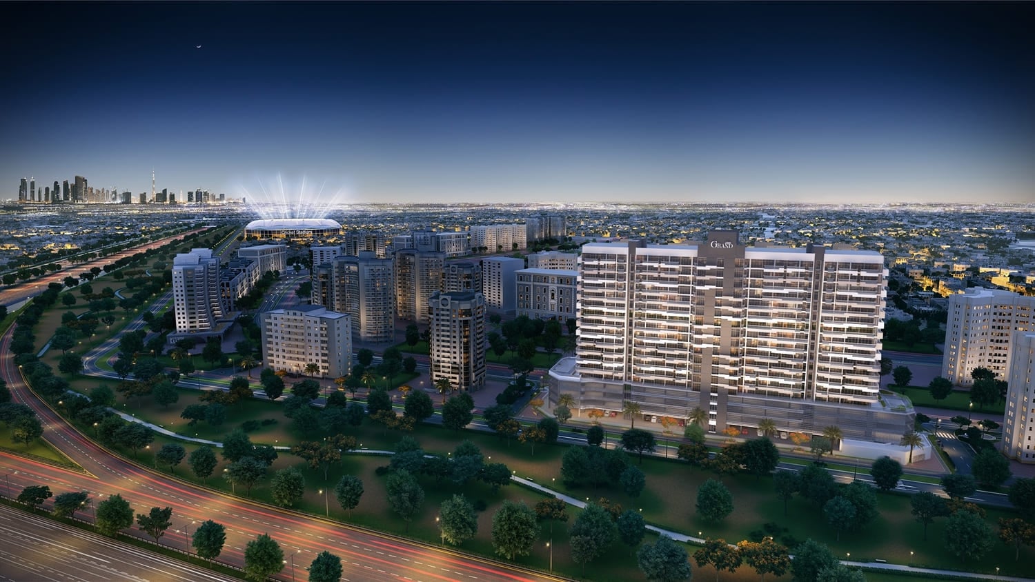 Azizi Grand, image 3 of 10. Render supplied by developer.