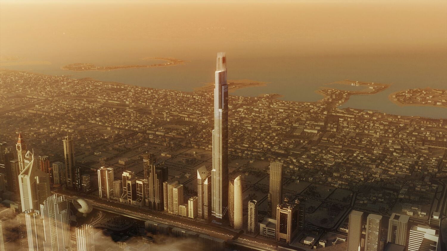 Burj Azizi, image 1 of 20. Render supplied by developer.
