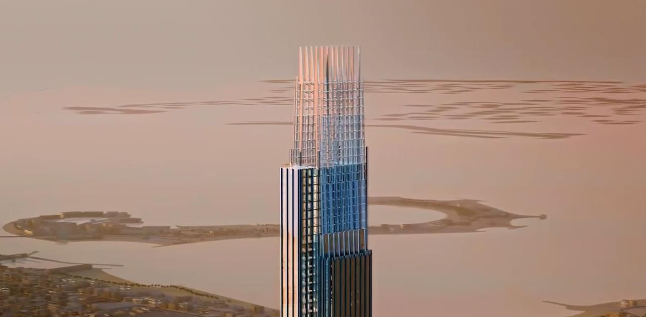 Burj Azizi, image 3 of 20. Render supplied by developer.