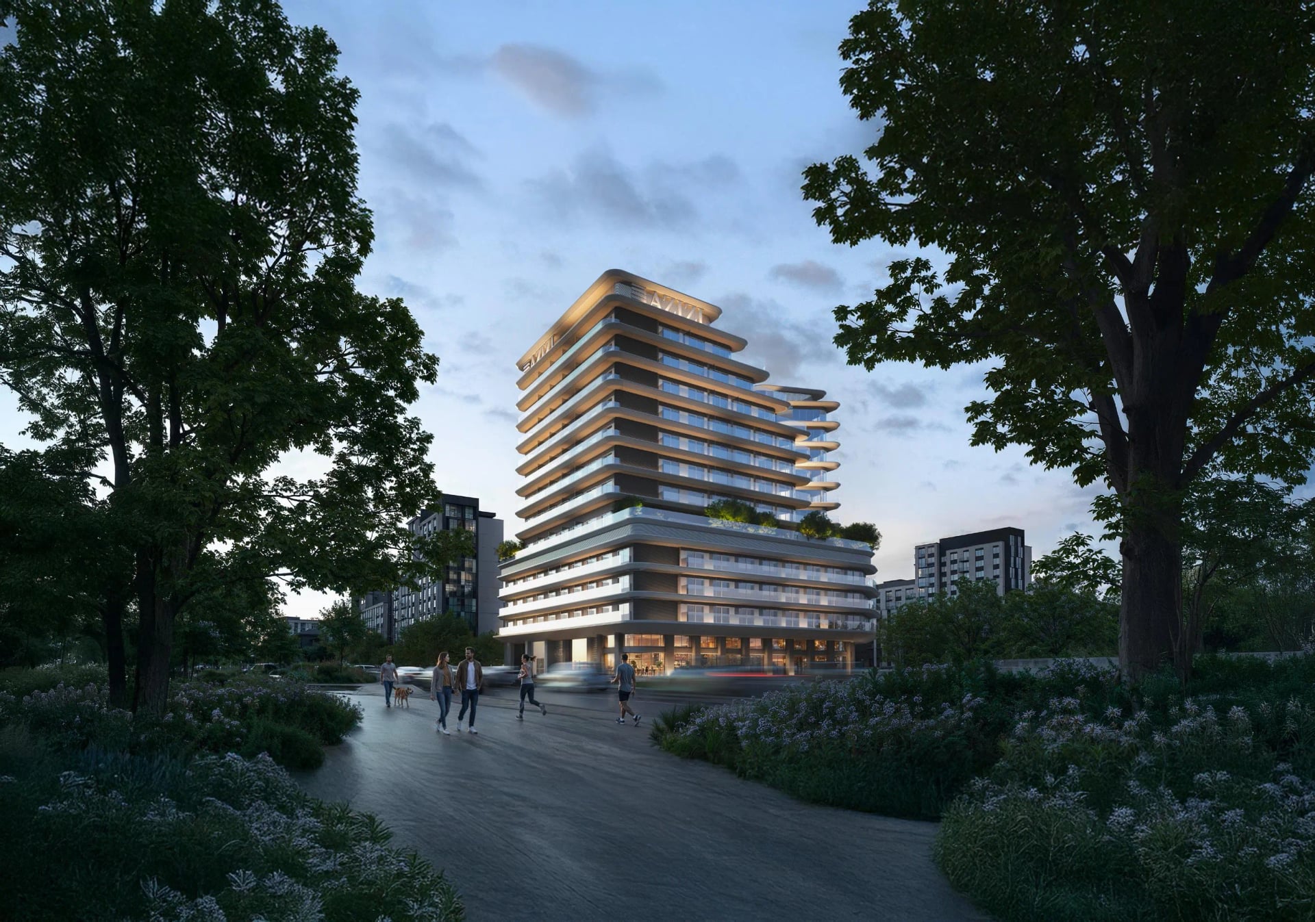 Azizi Rose, image 2 of 6. Render supplied by developer.