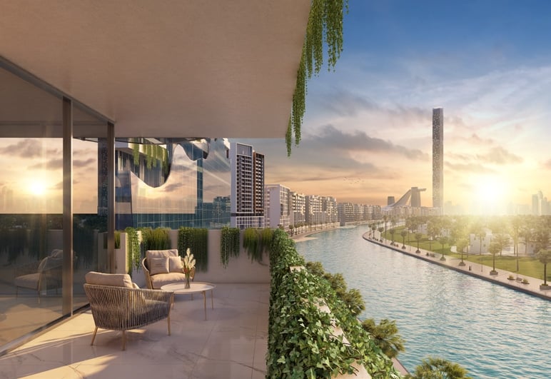 Riviera Azure by Azizi, image 3 of 11. Render supplied by developer.