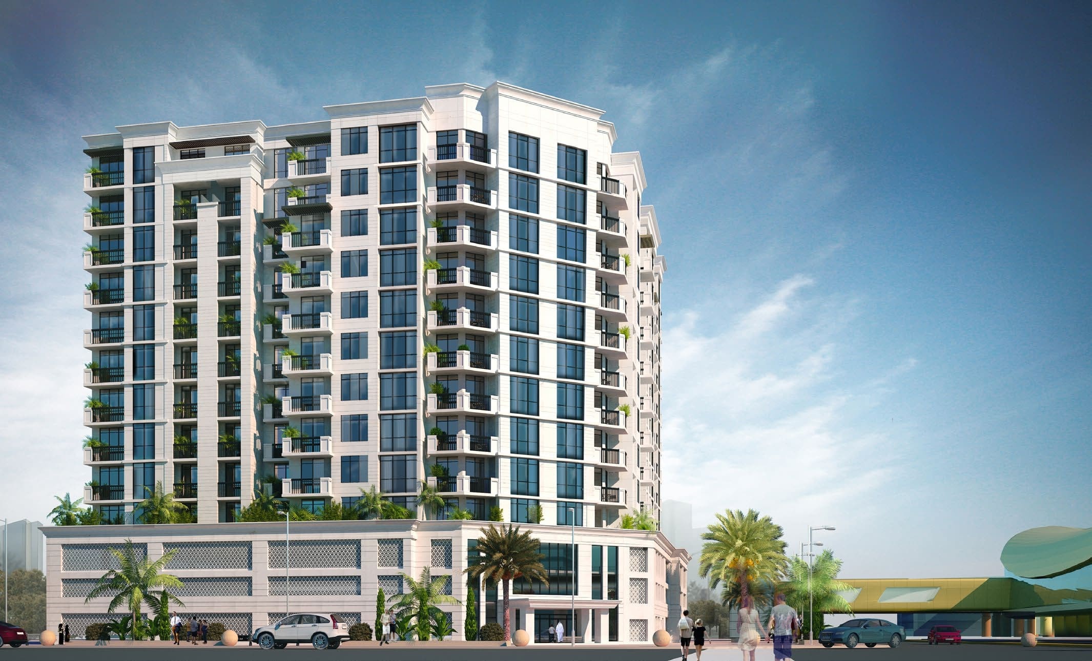 AVENUE Residence 4 by NABNI Developments, Al Furjan. Render supplied by developer.
