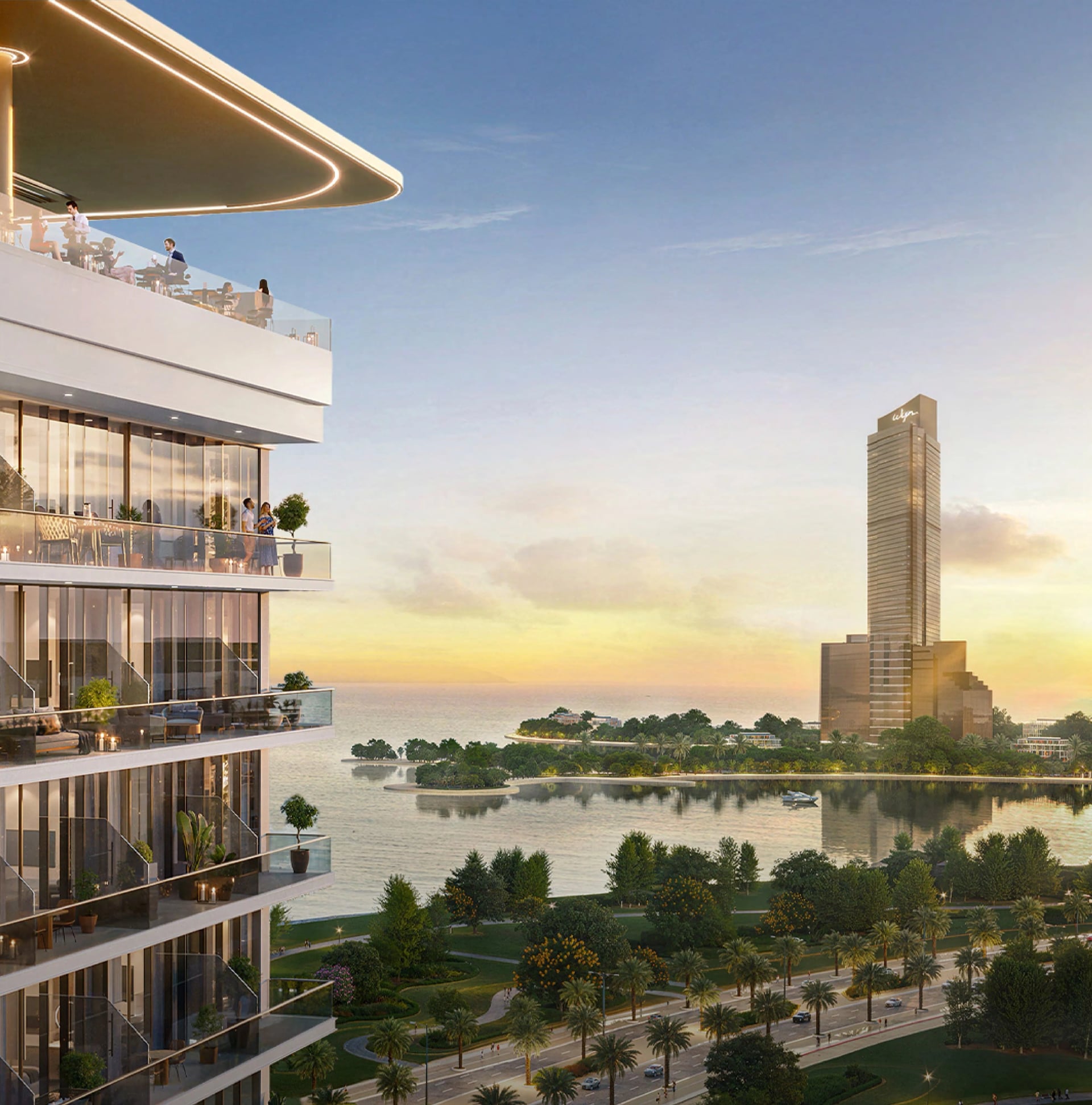 The Residences at Sheraton Al Marjan Island Resort by ATARA Development, image 6 of 17. Render supplied by developer.
