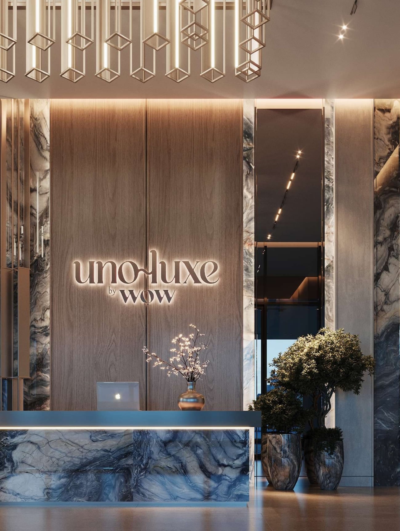 Uno-Luxe by WOW Resorts, image 8 of 8. Render supplied by developer.