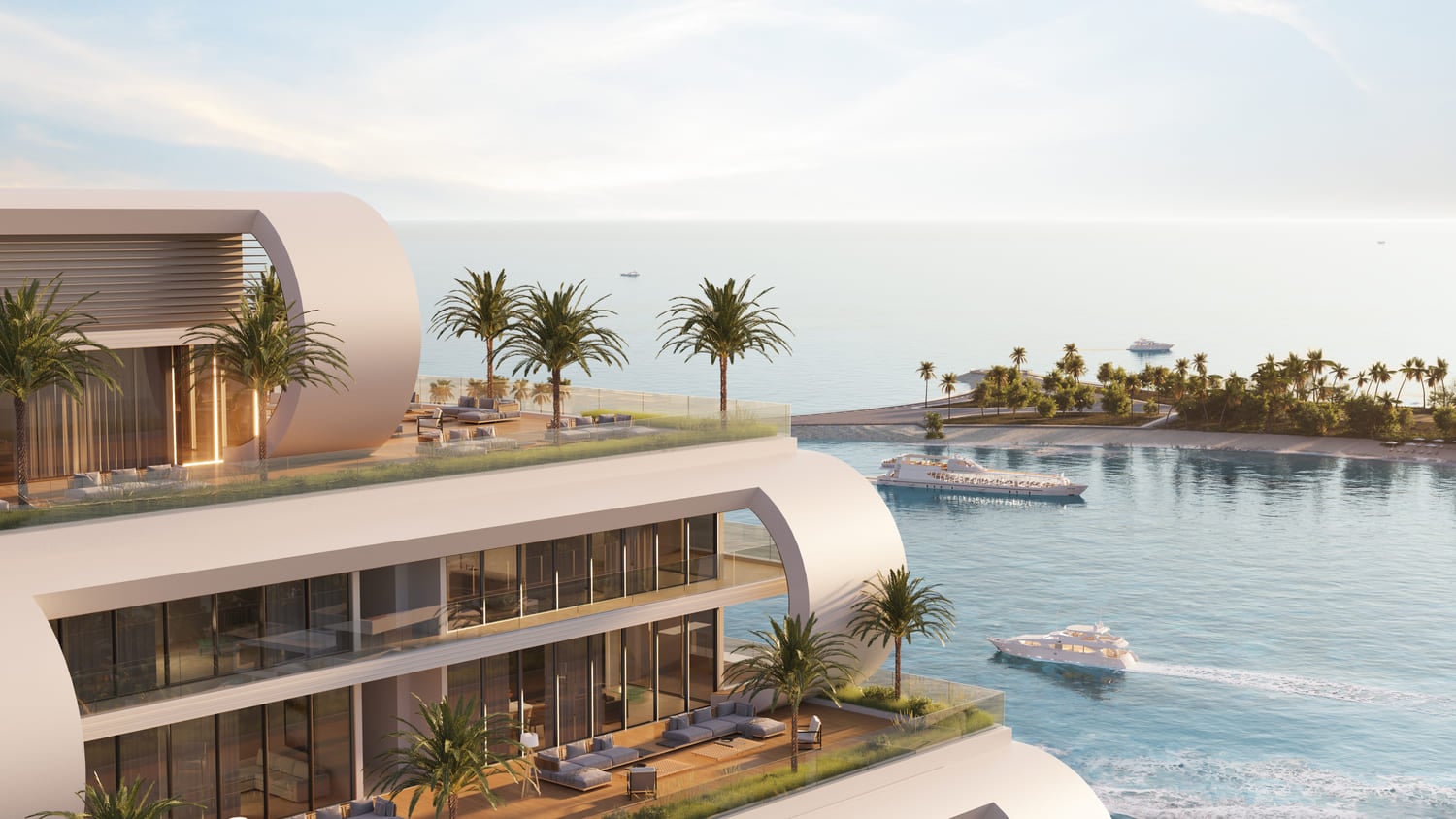 JW Marriott Residences and Resort by WOW Resorts, image 3 of 20. Render supplied by developer.