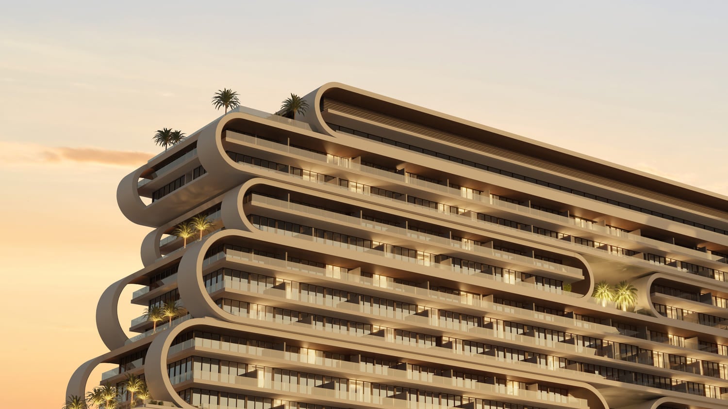 JW Marriott Residences and Resort by WOW Resorts, image 5 of 20. Render supplied by developer.
