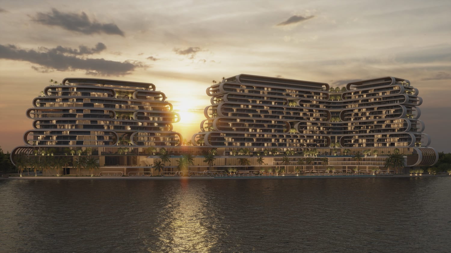 JW Marriott Residences and Resort by WOW Resorts, image 8 of 20. Render supplied by developer.