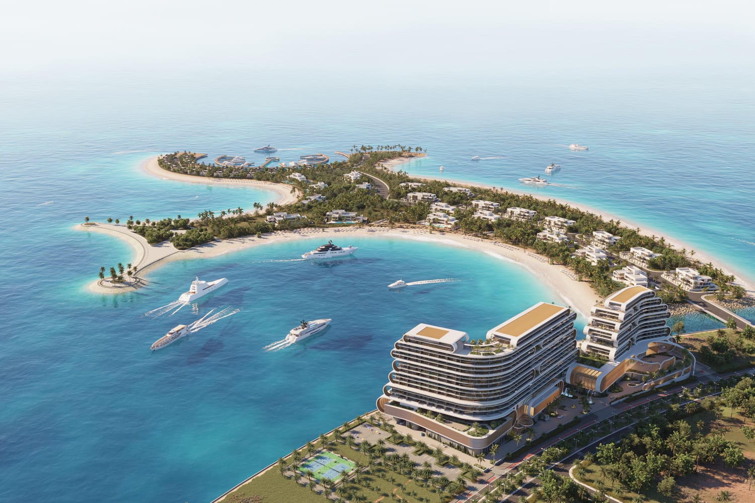 JW Marriott Residences and Resort by WOW Resorts, image 10 of 20. Render supplied by developer.