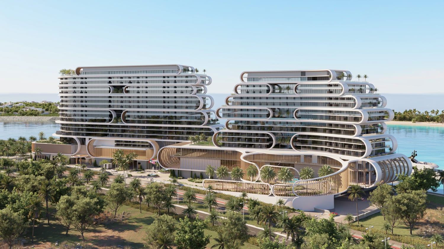 JW Marriott Residences and Resort by WOW Resorts, image 11 of 20. Render supplied by developer.