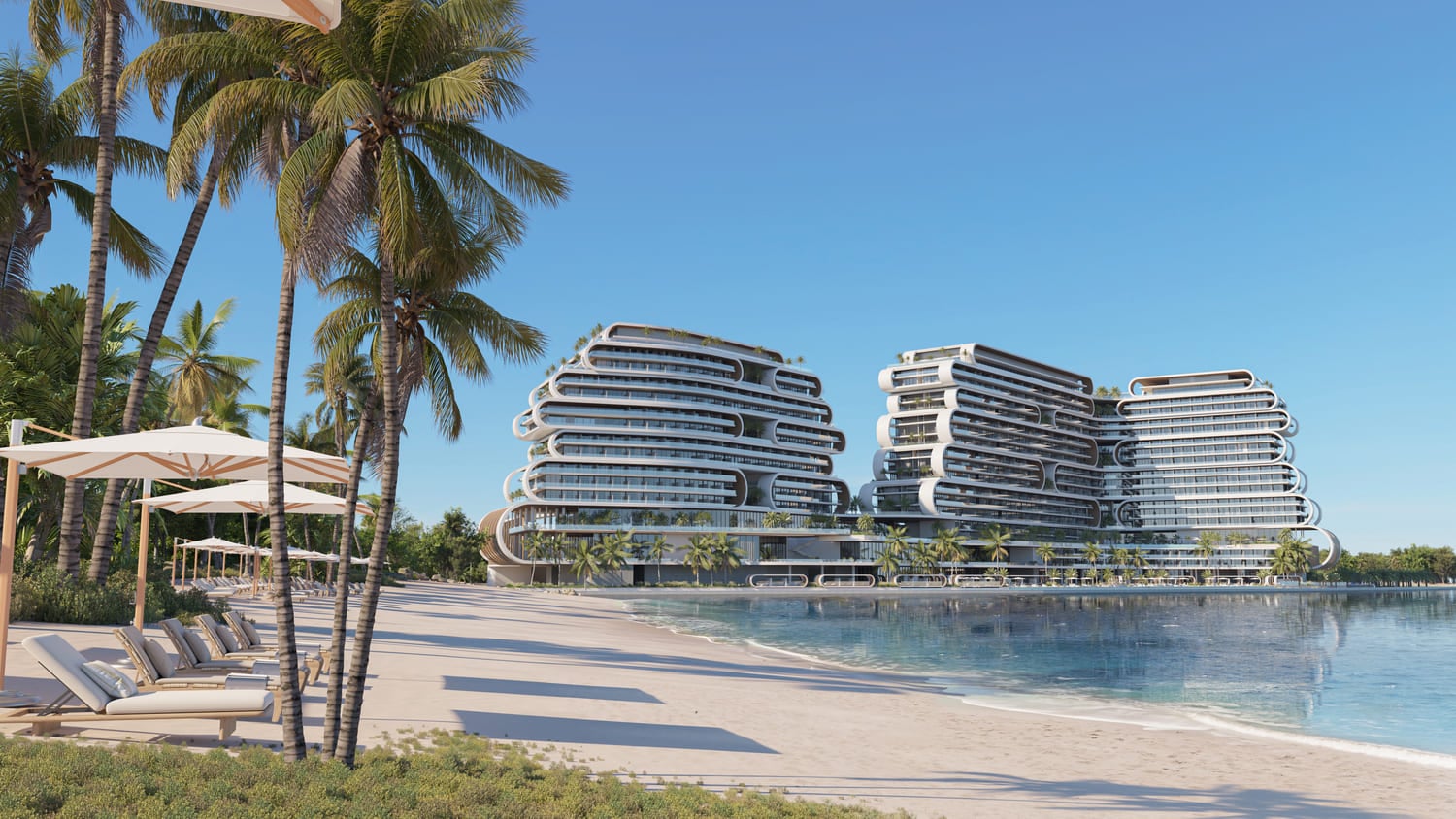 JW Marriott Residences and Resort by WOW Resorts, image 13 of 20. Render supplied by developer.