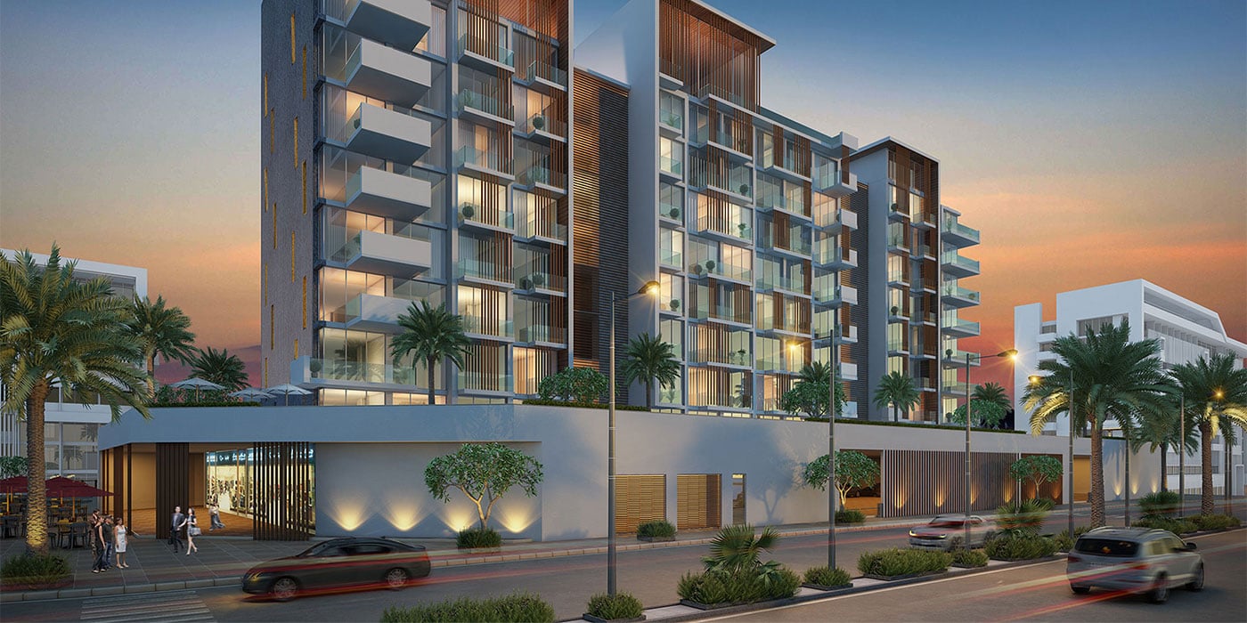 Riviera 8 by Azizi, Azizi Riviera at Meydan One. Render supplied by developer.