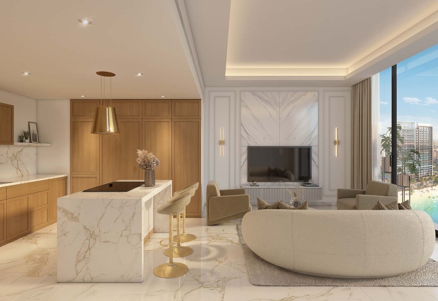 Riviera 61 by Azizi, image 1 of 7. Render supplied by developer.