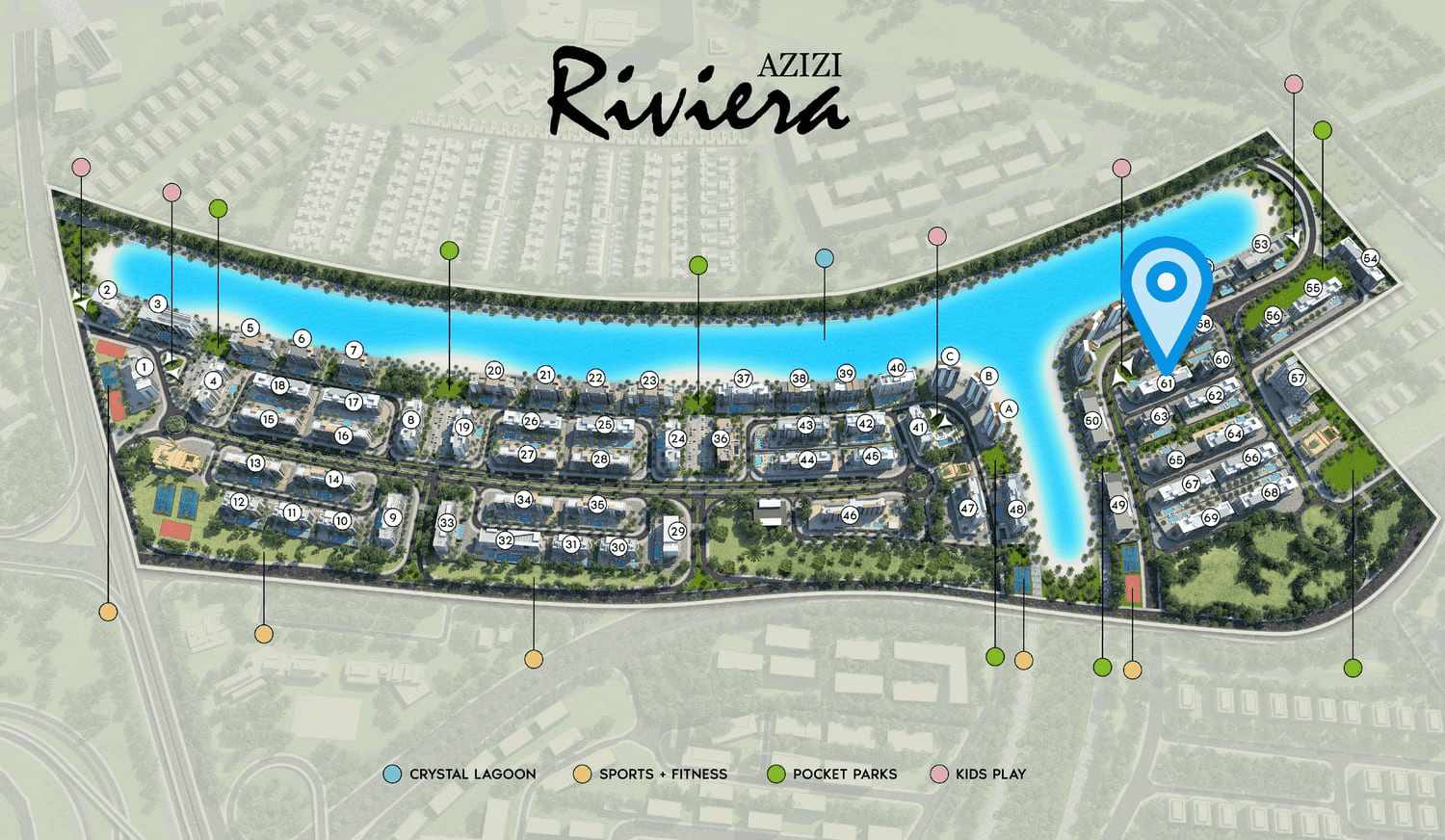 Riviera 61 by Azizi, image 7 of 7. Render supplied by developer.