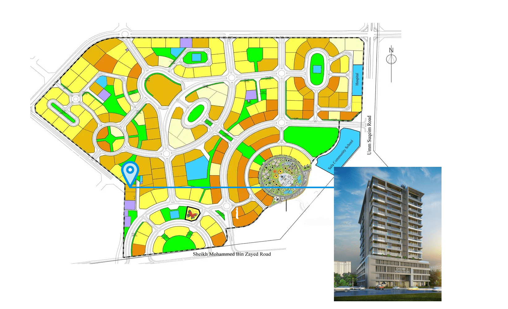 Gharbi 1 Residences by Rabdan Developments, image 7 of 10. Render supplied by developer.
