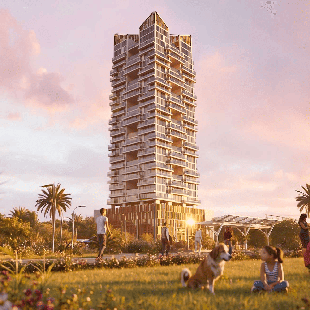Gharbi 2 Residences by Rabdan Developments, image 1 of 14. Render supplied by developer.
