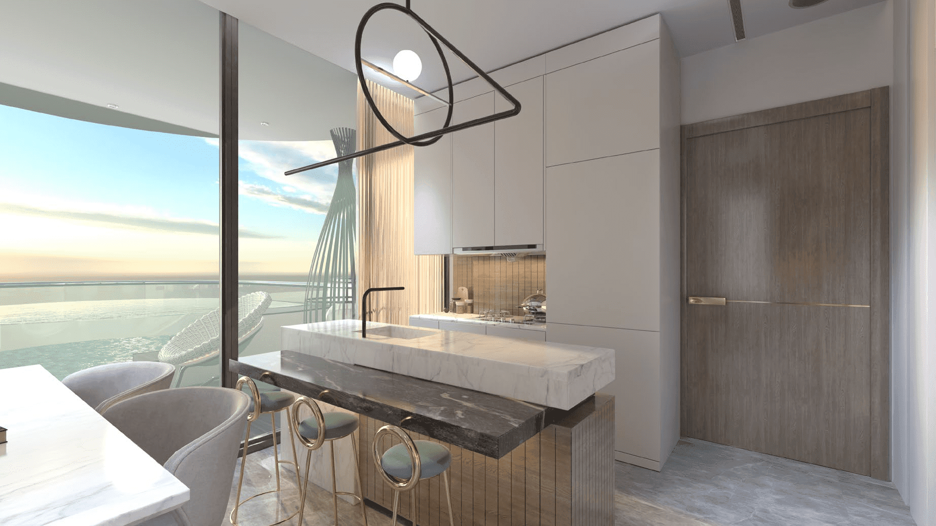 Samana Santorini, image 8 of 15. Render supplied by developer.