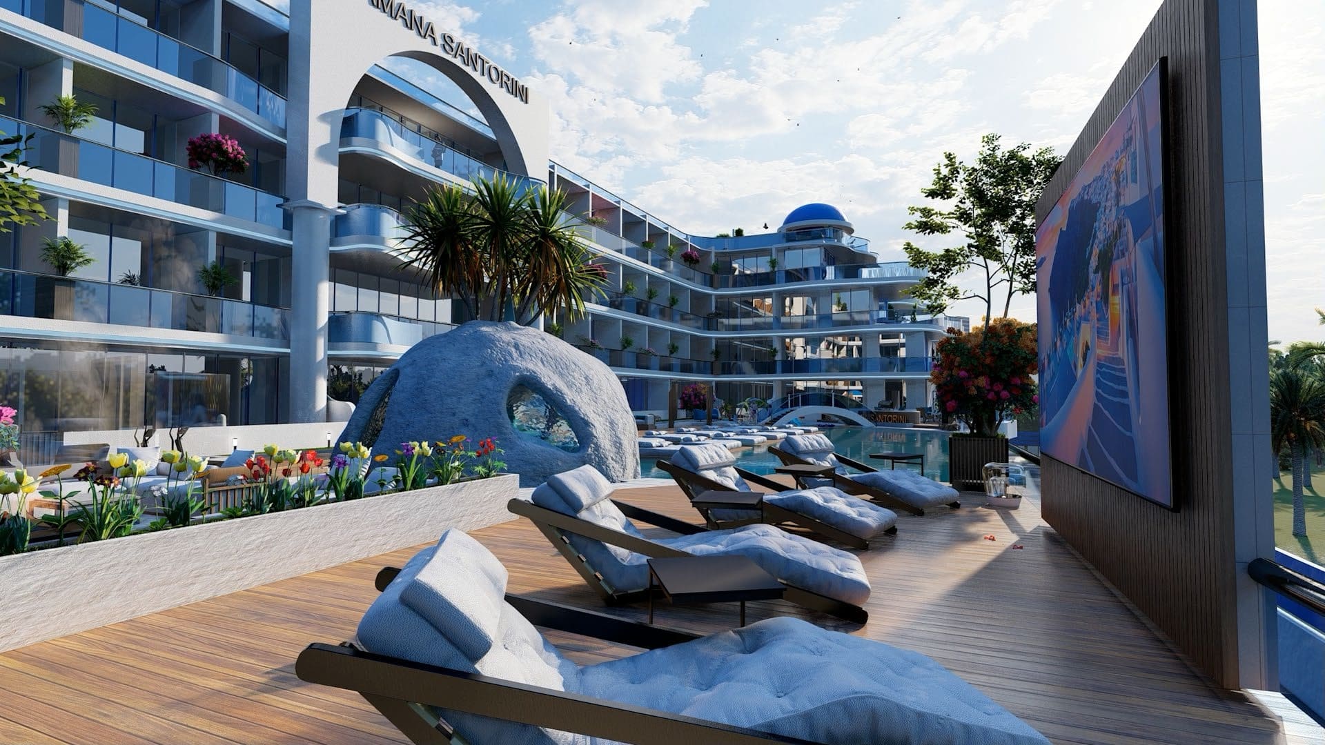 Samana Santorini, image 4 of 15. Render supplied by developer.