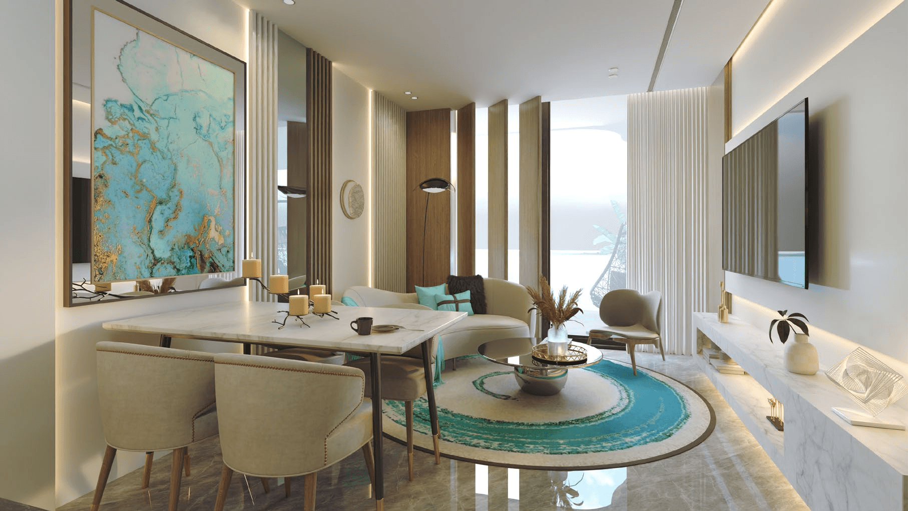Samana Santorini, image 10 of 15. Render supplied by developer.