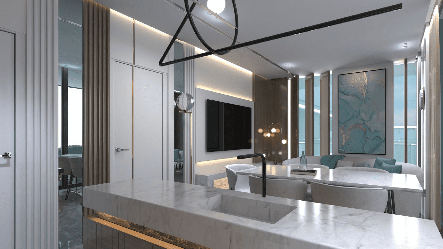 Samana Santorini, image 11 of 15. Render supplied by developer.