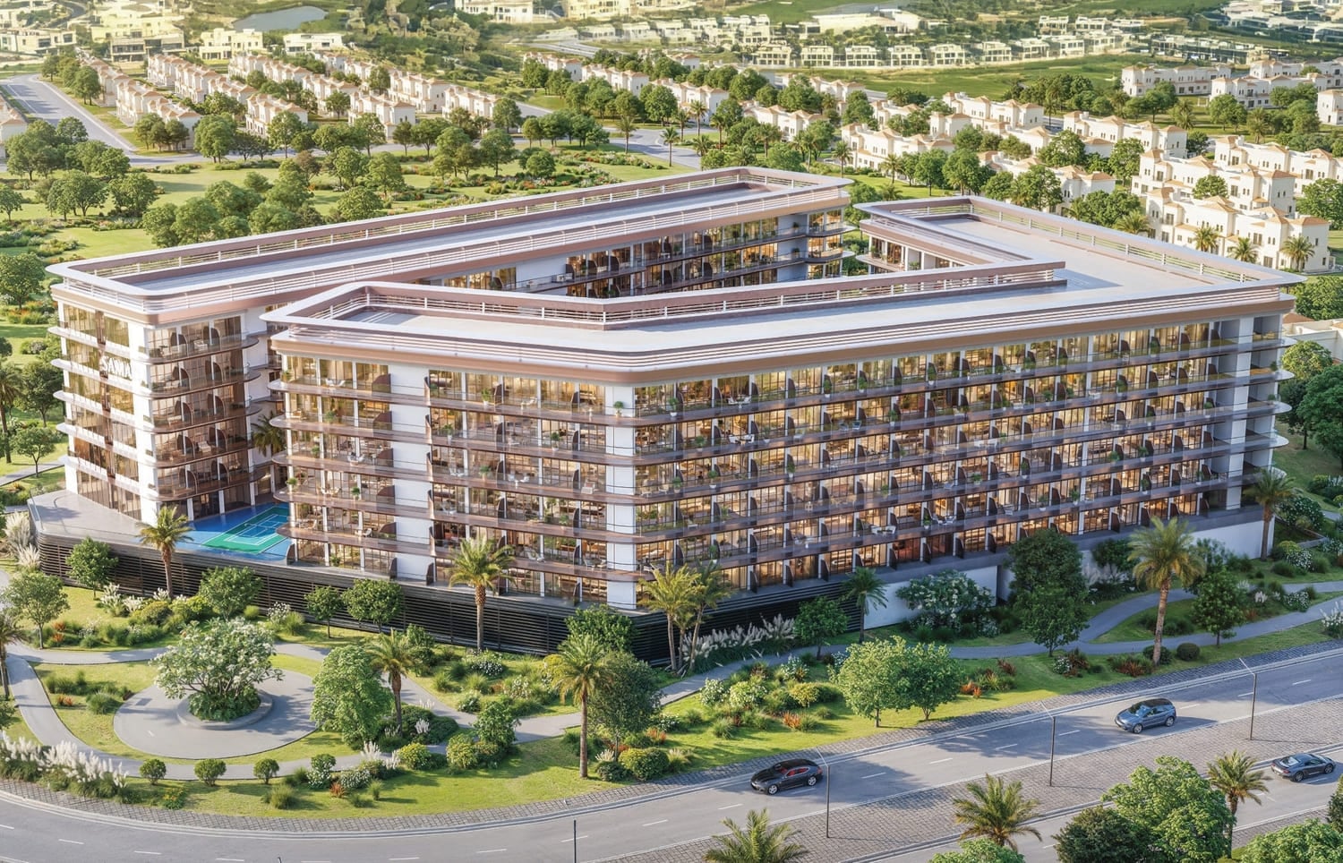 Samana Hills South by Samana, Dubai Industrial City. Render supplied by developer.