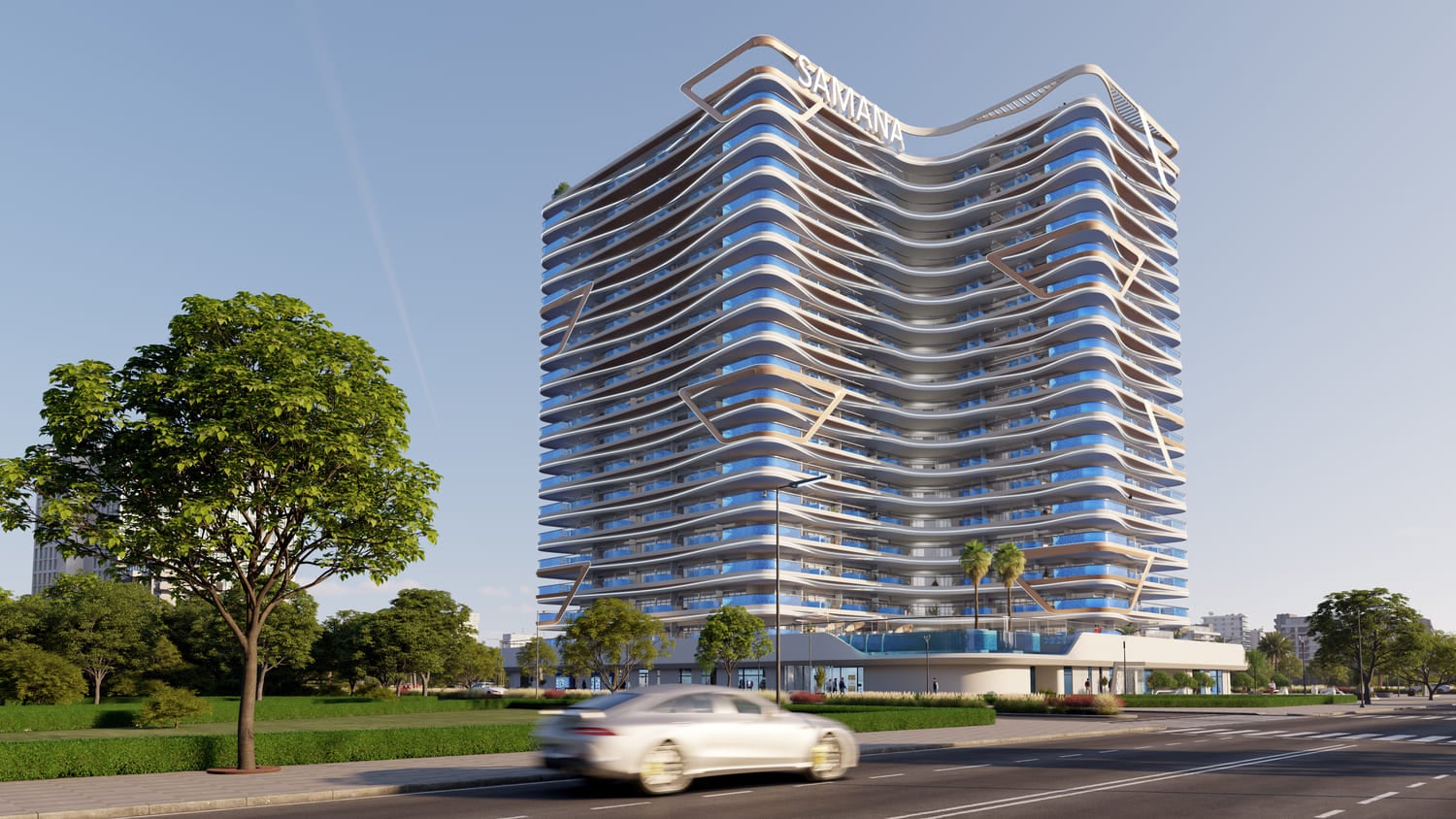 Samana Skyros, image 2 of 15. Render supplied by developer.